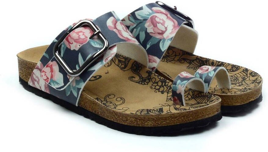 GOBY Rose Garden Dames Sandalen Vegan Handmade