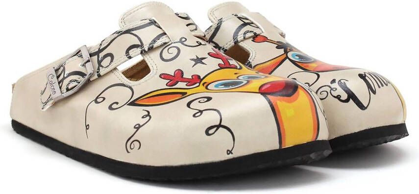 GOBY Rudolph Vibes Dames Clogs Vegan Handmade