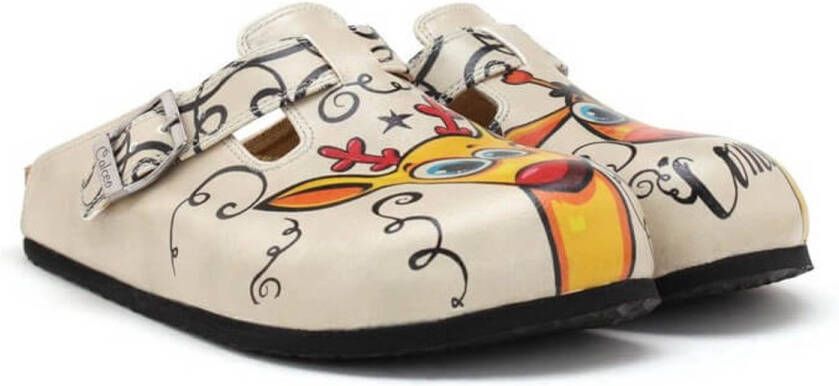 GOBY Rudolph Vibes Dames Clogs Vegan Handmade