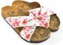 GOBY Sakura Print Sandalen Slippers Hoge kwaliteit Handmade - Thumbnail 1