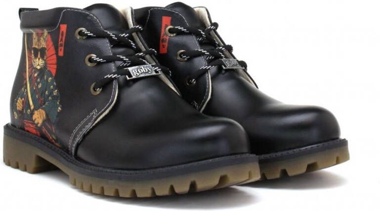 GOBY Samurai Laarzen Handmade Vegan Leer Dames