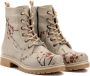 GOBY Sanko Ankle Boots Laars Laarzen Damesboots Dames laarzen Enkel laarzen Handmade Bloemenprint - Thumbnail 2