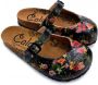 GOBY Different Flowers Clogs Slippers Hoge kwaliteit Handmade - Thumbnail 2