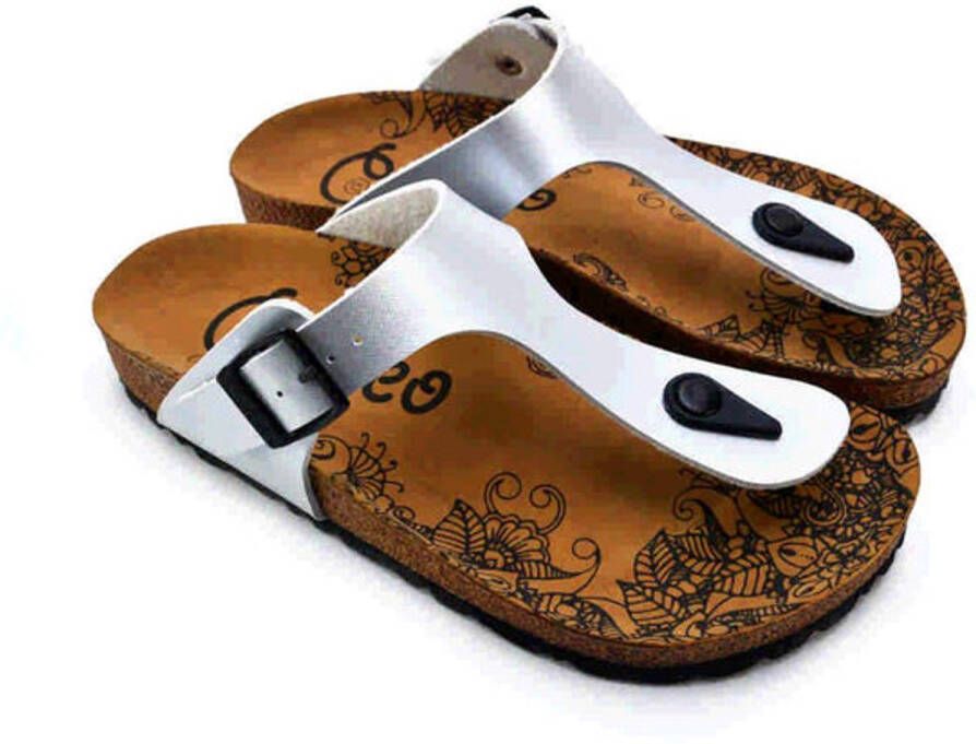 GOBY Silver Slippers Sandalen -Hoge kwaliteit Handmade - Foto 1