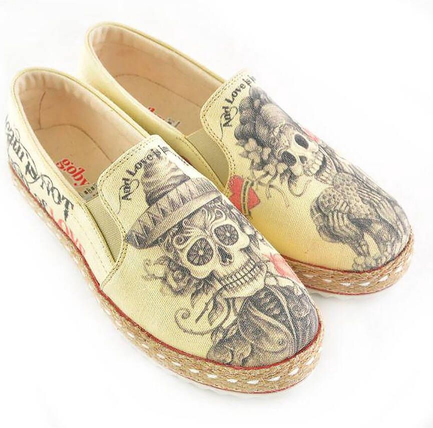 GOBY Skull Sneaker Handgemaakt Premium Kwaliteit