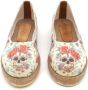 GOBY Doodskop Ballerinas Flats Hoge kwaliteit Handmade Meisjesprint - Thumbnail 4