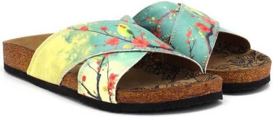 GOBY Spring Bird Dames Sandalen Vegan Handmade