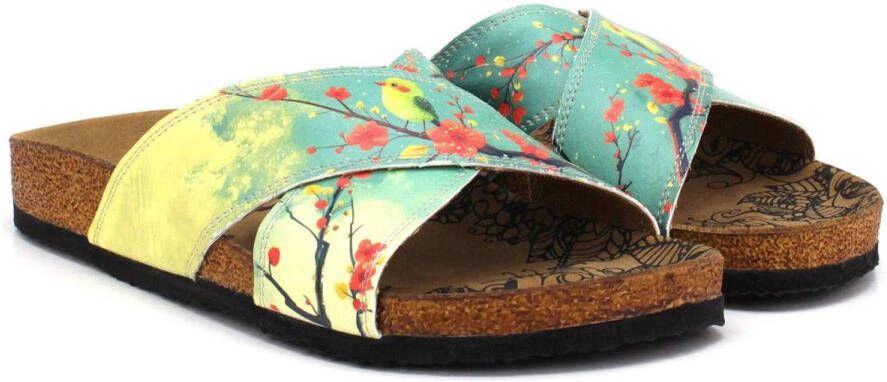 GOBY Spring Bird Dames Sandalen Vegan Handmade