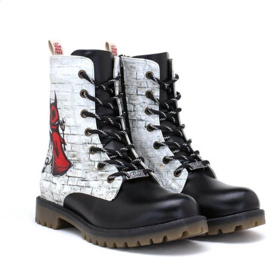 GOBY Street Wall Dames Boots Handmade en Vegan Urban en Statement