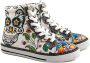 GOBY Sugar Skull Dames Sneakers Handgemaakt Vegan Leer - Thumbnail 1
