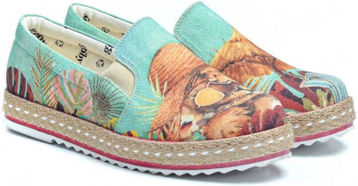 GOBY Summer Spirit Dames Ballerina's Instappers Handmade Vegan
