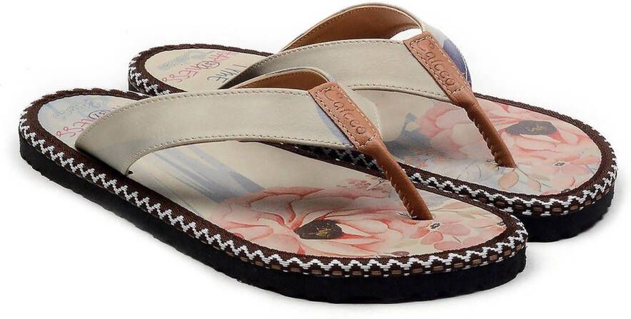 GOBY Summer The Happyness Sandalen Slippers Hoge kwaliteit Handmade