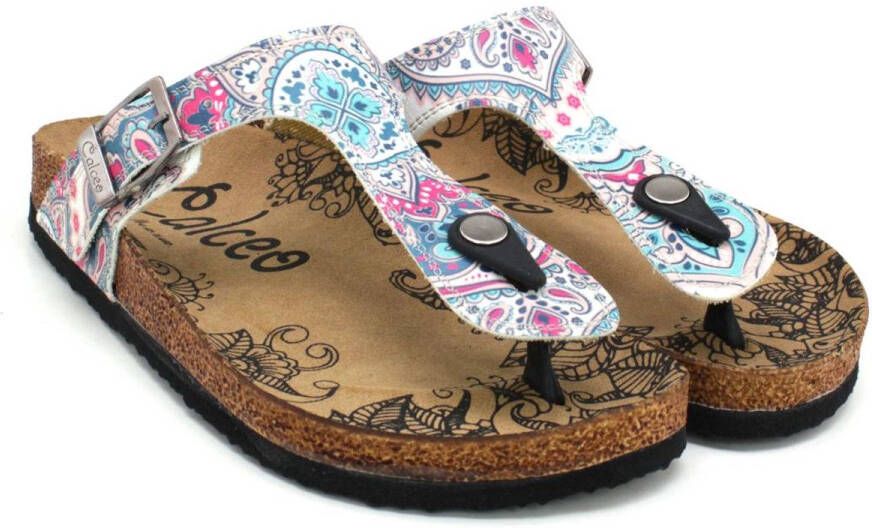 GOBY Sunblossom Sandalen Dames Vegan Leer Handgemaakt