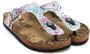 GOBY Blauwe Mandala Patroon Sandalen Slippers Hoge kwaliteit Handmade - Thumbnail 2