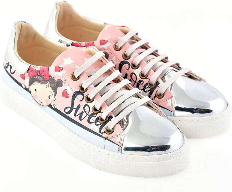 GOBY Sweet Girl Sneakers Vegan Leer