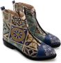 GOBY Tile Enkel laars Laarzen Damesboots Dames laarzen Ankle boot Handmade - Thumbnail 2