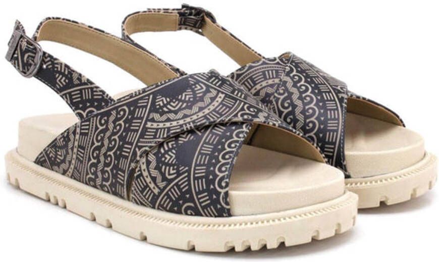 GOBY Tribal Chic Dames Sandalen Handmade Vegan