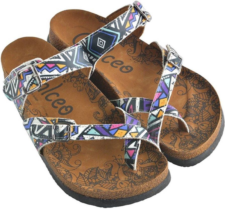 GOBY Tribal Sandalen Dames Vegan Leer Handgemaakt