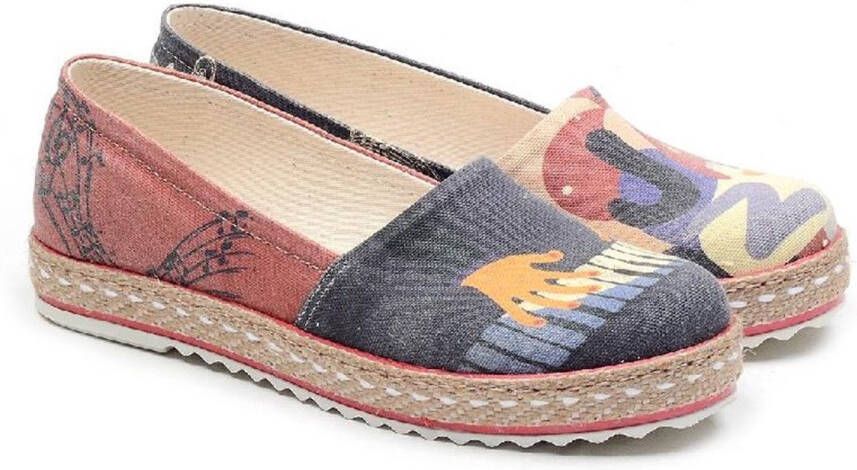GOBY Unity Vibes Dames Ballerina s Instappers Handmade Vegan