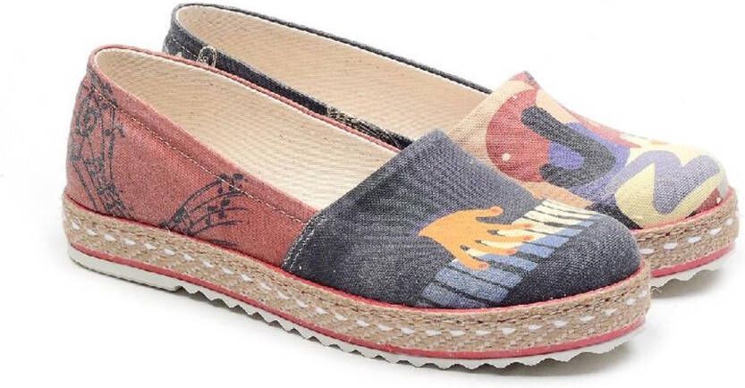 GOBY Unity Vibes Dames Ballerina s Instappers Handmade Vegan
