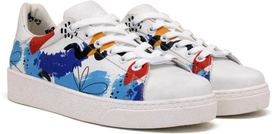 GOBY Urban Splash Dames Sneaker Vegan Handgemaakt