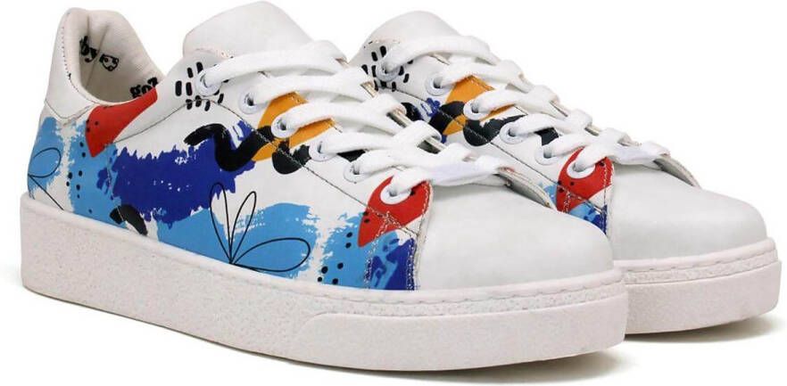 GOBY Urban Splash Dames Sneaker Vegan Handgemaakt