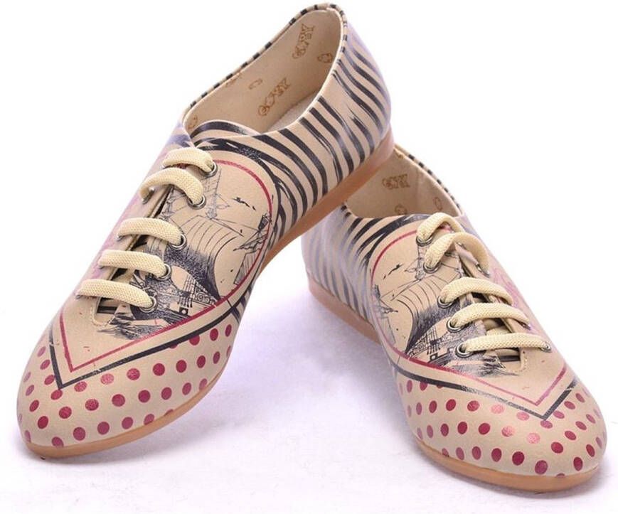 GOBY Vintage Sailing Veterschoenen Handmade & Vegan Retro & Comfort
