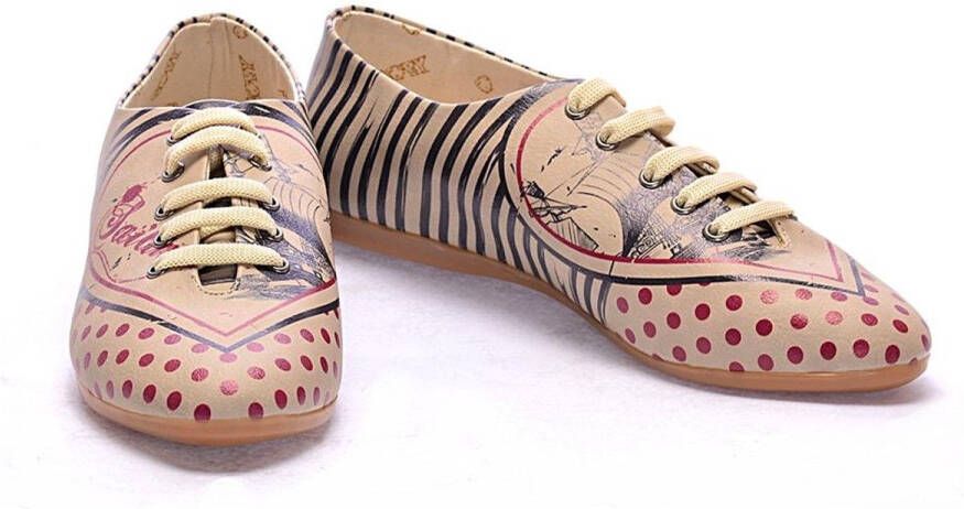 GOBY Vintage Sailing Veterschoenen Handmade & Vegan Retro & Comfort