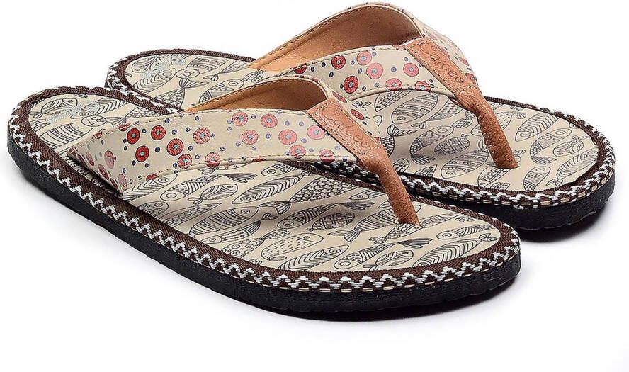 GOBY Vissen Sandalen Slippers Hoge kwaliteit Handmade