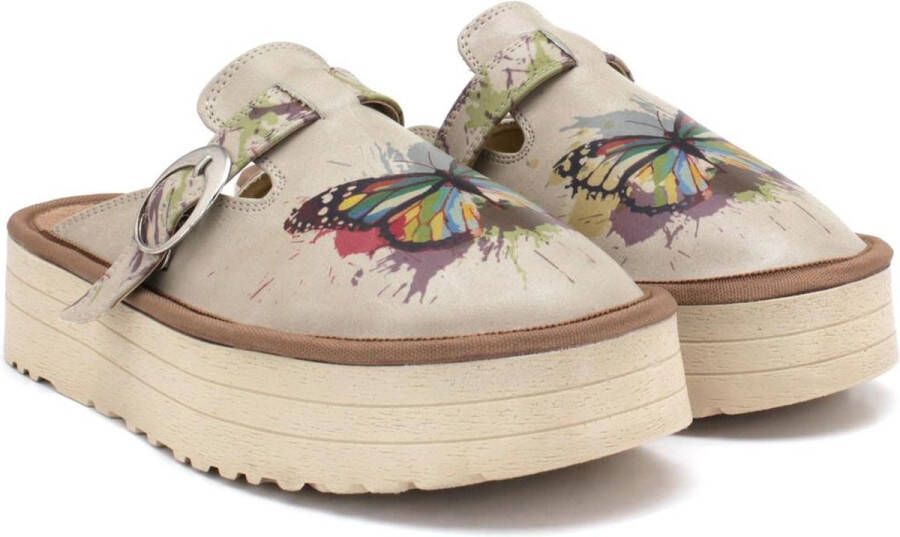 GOBY Vlinder Clogs Slippers Hoge kwaliteit Handmade
