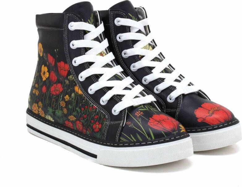 GOBY Wildflower Dames Sneakers Handgemaakt Vegan Leer