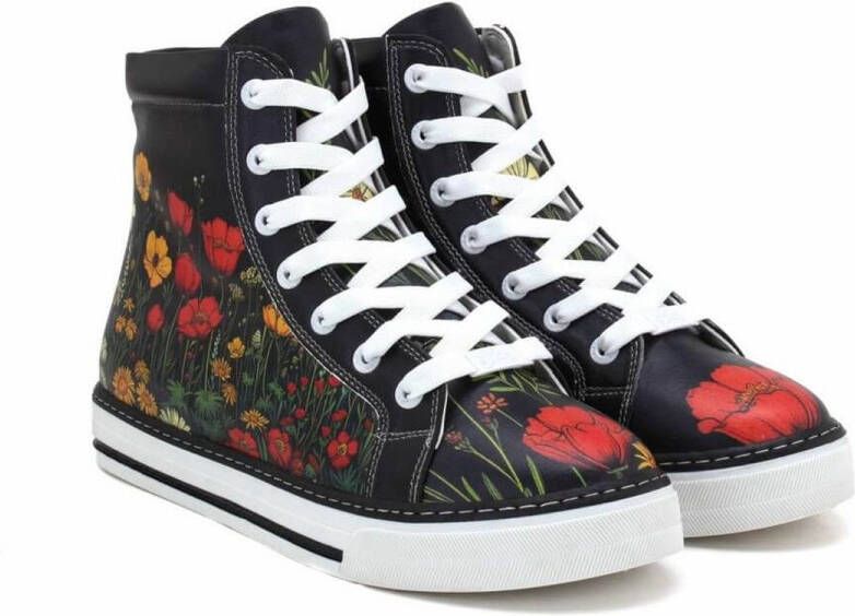 GOBY Wildflower Dames Sneakers Handgemaakt Vegan Leer