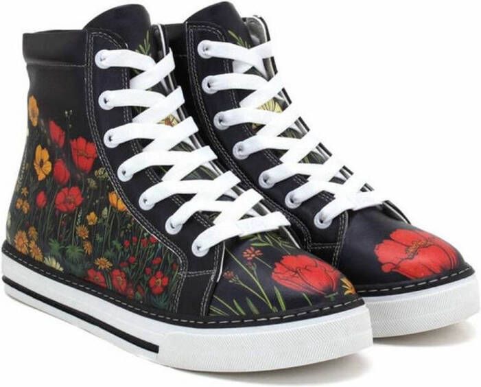 GOBY Wildflower Dames Sneakers Handgemaakt Vegan Leer