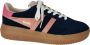 Gola Athena suède sneakers blauw roze - Thumbnail 2