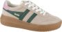 Gola Athena suède sneakers beige groen - Thumbnail 2
