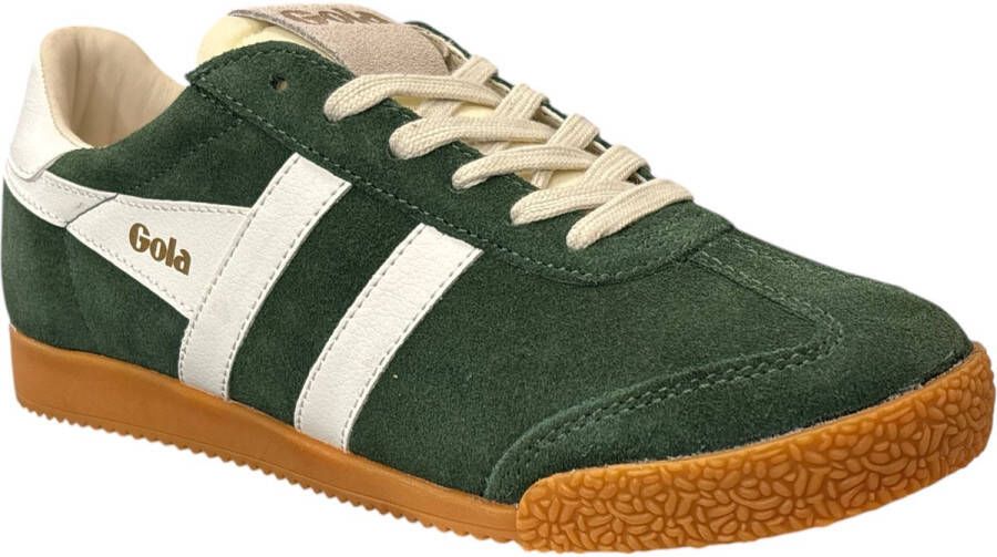 Gola Elan suède sneakers groen wit