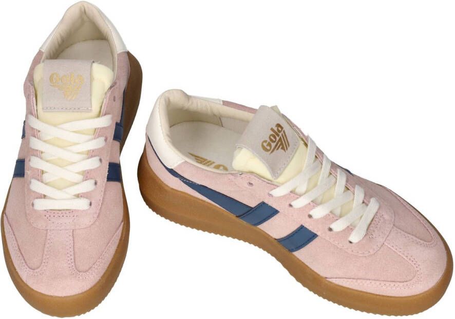 Gola Athena suède sneakers roze blauw - Foto 4