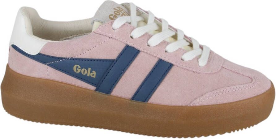 Gola Athena suède sneakers roze blauw - Foto 2