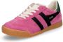 Gola Elan suède sneakers fuchsia zwart groen - Thumbnail 2