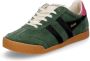Gola Elan suède sneakers zwart wit roze - Thumbnail 8
