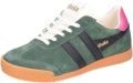 Gola Elan suède sneakers zwart wit roze - Groen