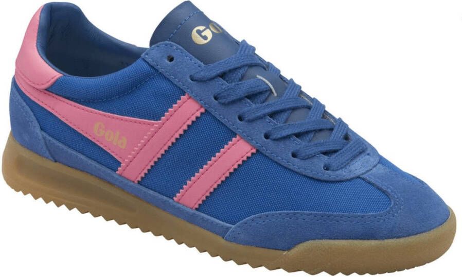 Gola Dames Sneaker Tornado Sapphire Fluo Pink BLAUW