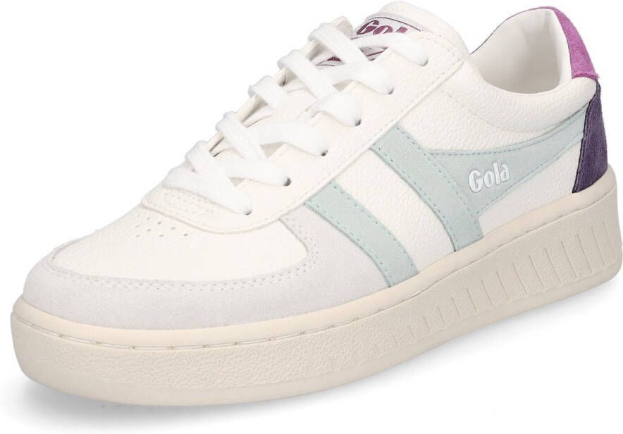 Gola damessneaker Grandslam Trident wit blauw