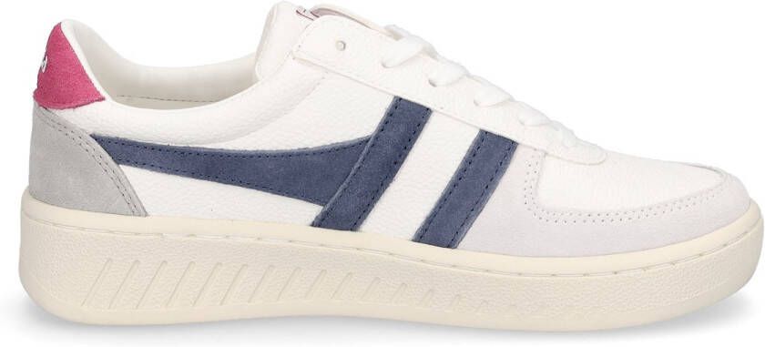 Gola damessneaker Grandslam Trident wit blauw