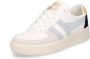 Gola damessneaker Grandslam Trident wit lichtblauw - Thumbnail 1