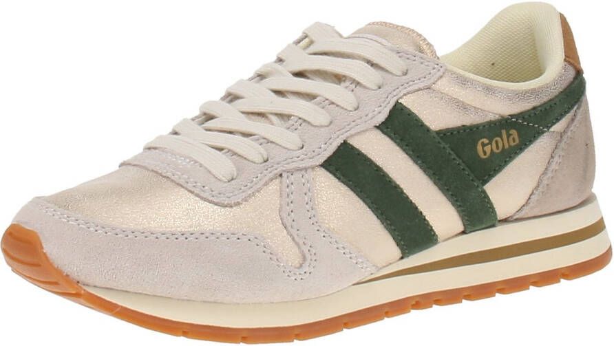 Gola Daytona Blaze Damessneaker Goud-Evergreen-Bruin-Suiker