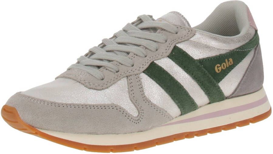Gola Daytona Blaze Damessneaker Zilver-Evergreen-Chalk-Pink
