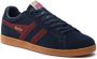 Gola Equipe Suede Sneakers Blue Heren - Thumbnail 7