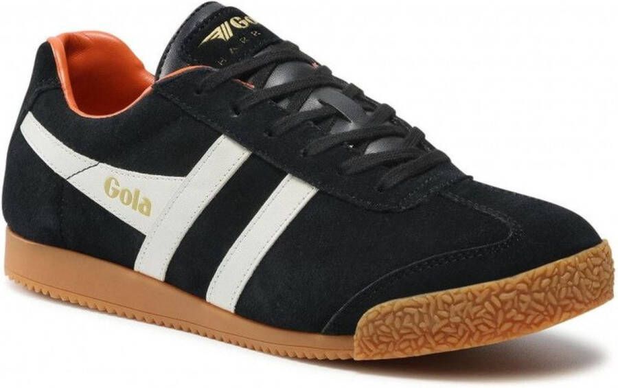 Gola Harrier Suede De sneakers van de manier Mannen Zwarte