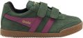 Gola Harrier Strap suède sneakers groen roze - Groen